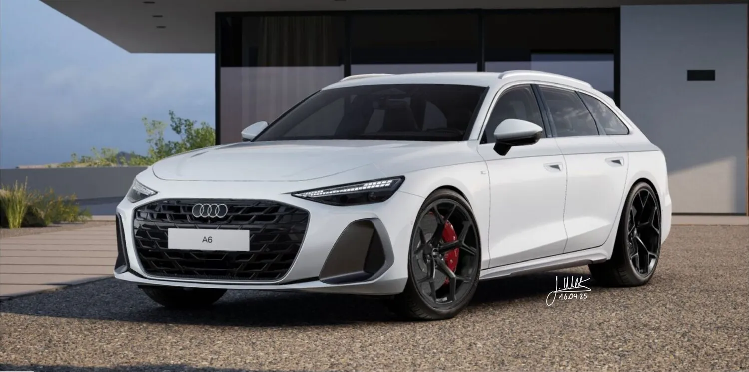 Redesign — Audi A6 — stock vs redesign