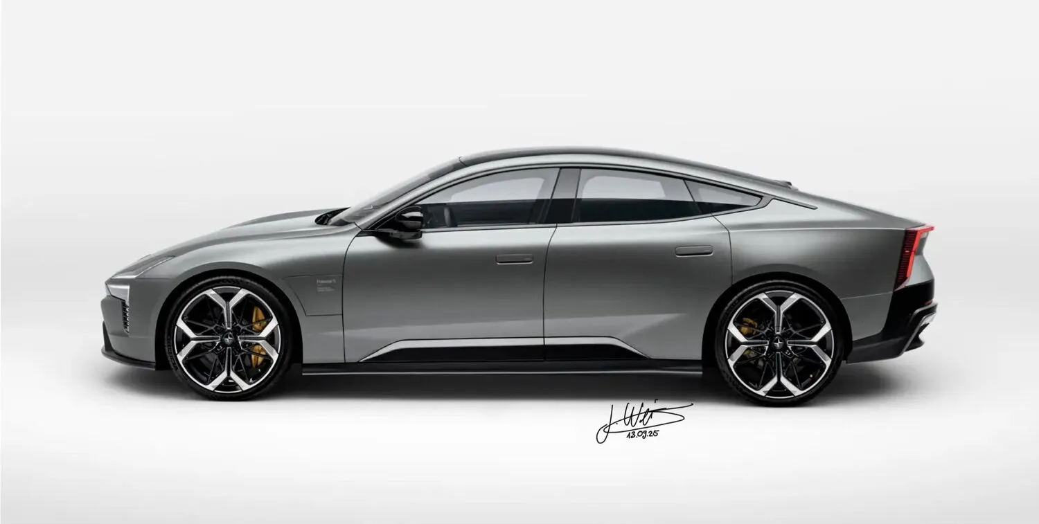 Redesign — Polestar / Volvo Polestar 5 — stock vs redesign