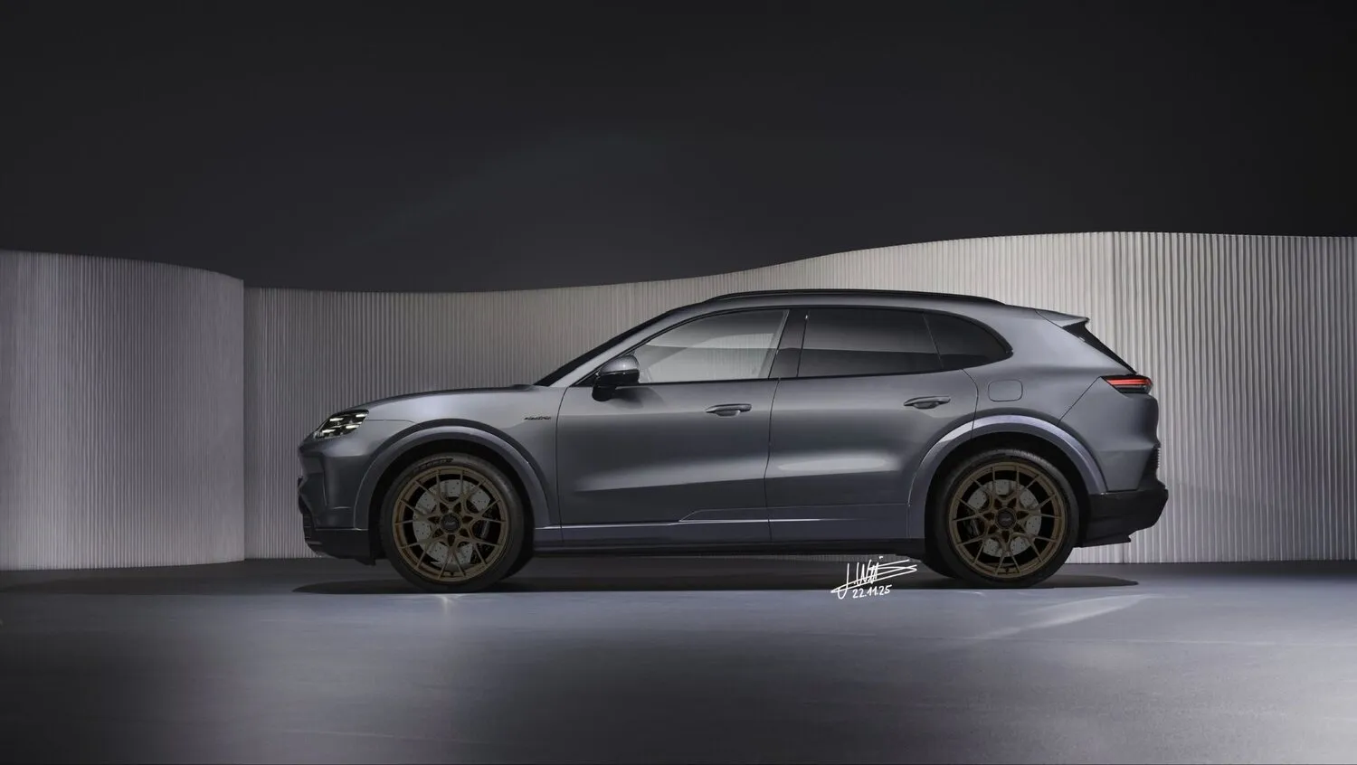 Redesign — Porsche Cayenne — stock vs redesign