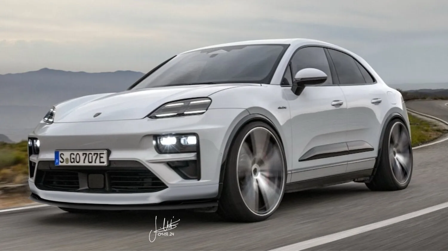 Redesign — Porsche Macan — stock vs redesign