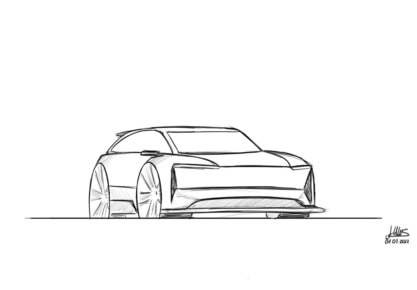 Sketch — Digital design study build-up