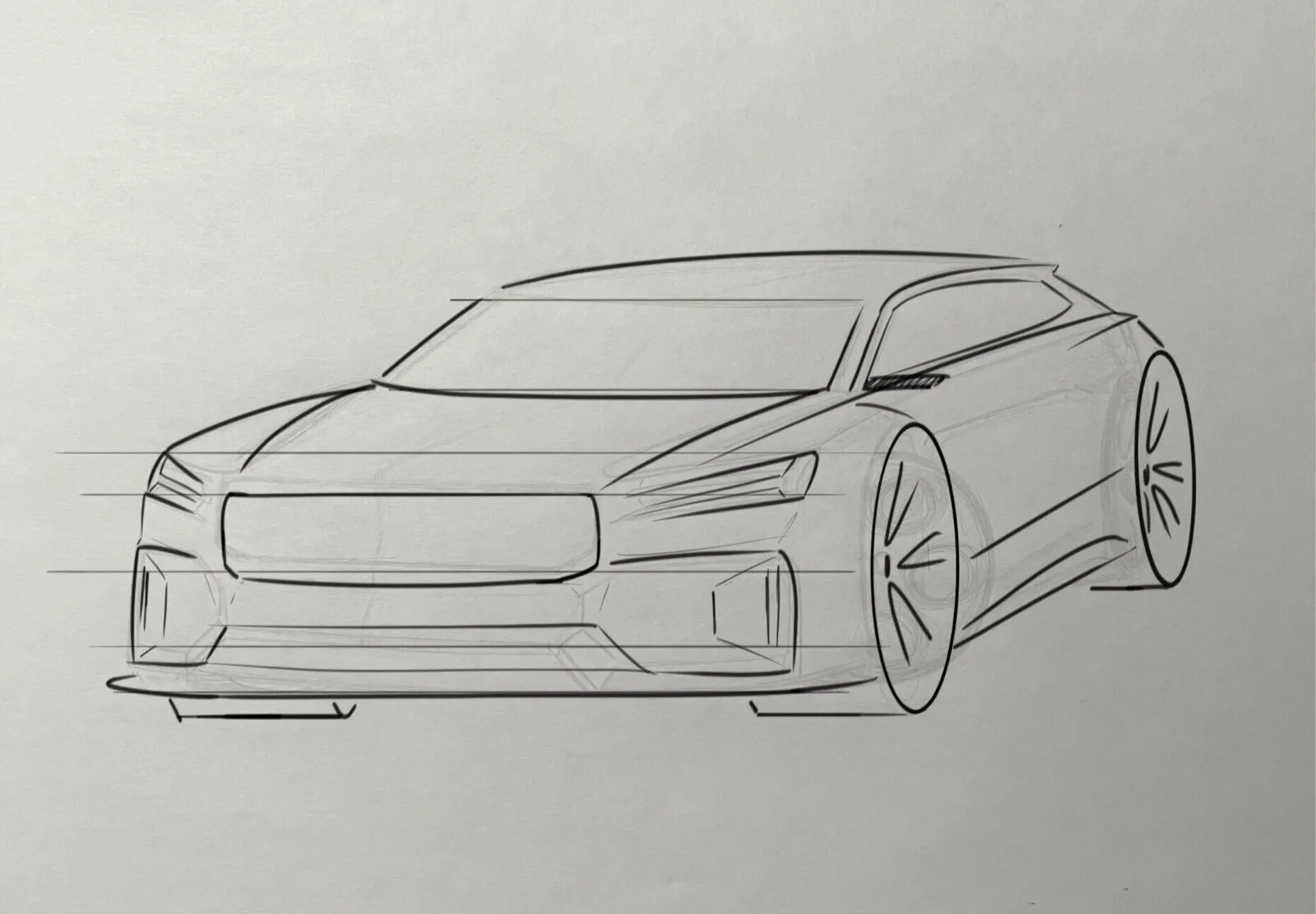 Final — Pencil design study build-up