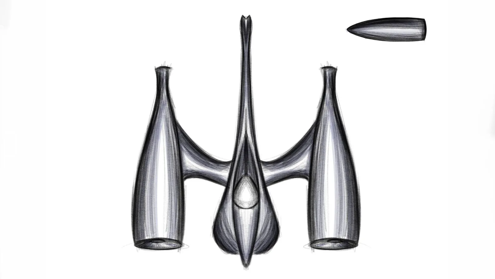 Final — Chrome sculpture study build-up